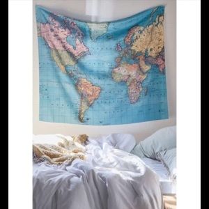 Urban Outfitters World Map Tapestry
